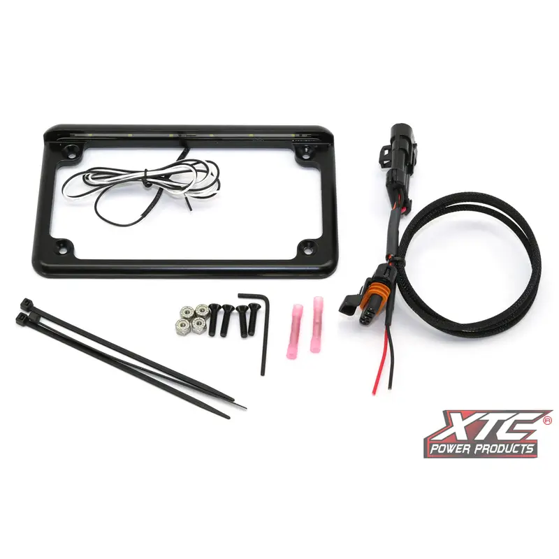 License Plate W/ Led Pol