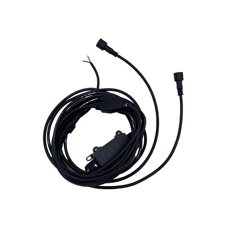 Bluetooth & Remote Wildcat Extreme LED Light Whip Wiring Harness (2 Outlets)