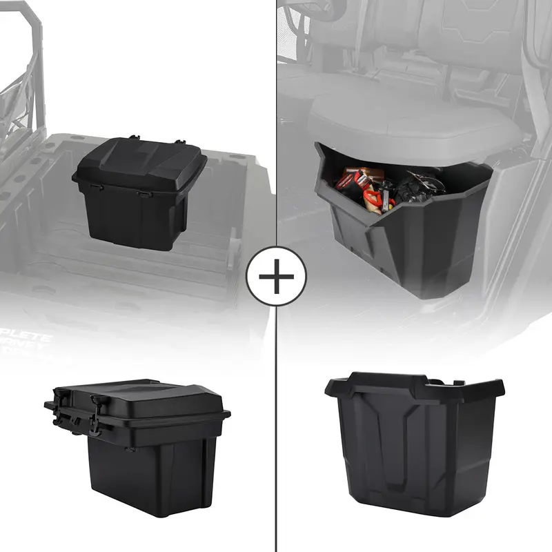 20L Cargo Storage Box & Center Underseat Storage Bin for Can Am Defender