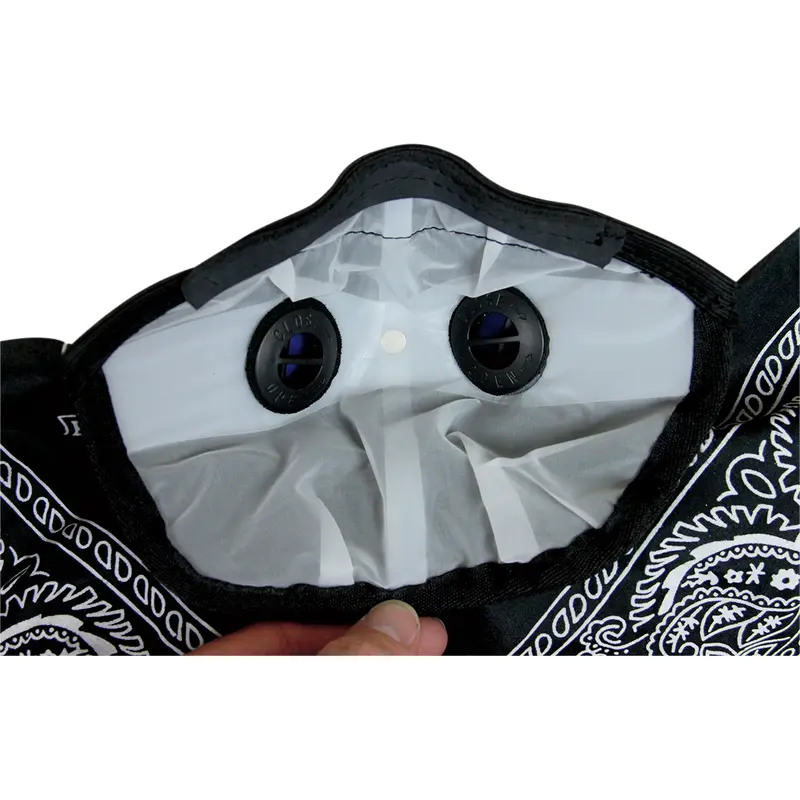 ATV-TEK Bandana Dust Mask - Black BDMBLK
