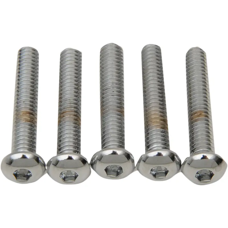 DRAG SPECIALTIES Bolts - Button Head/Replacement - 1/4"-20 x 2" - 5 Pack MPB824