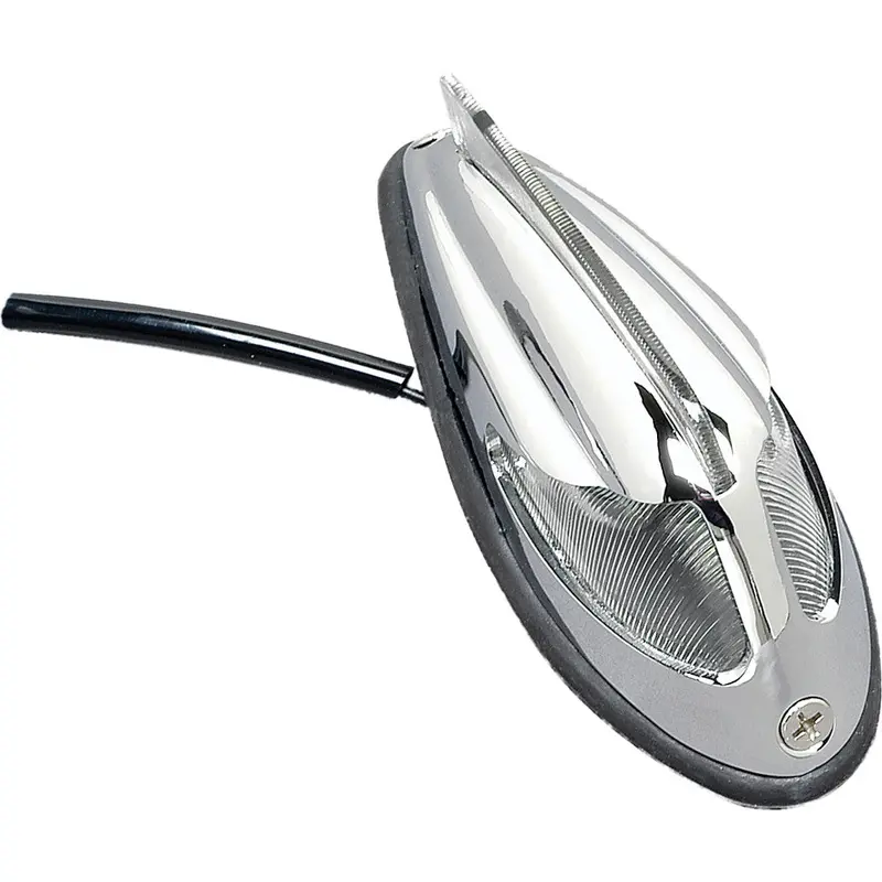 K&S FENDER LIGHT W/FIN CLEAR 25-5128
