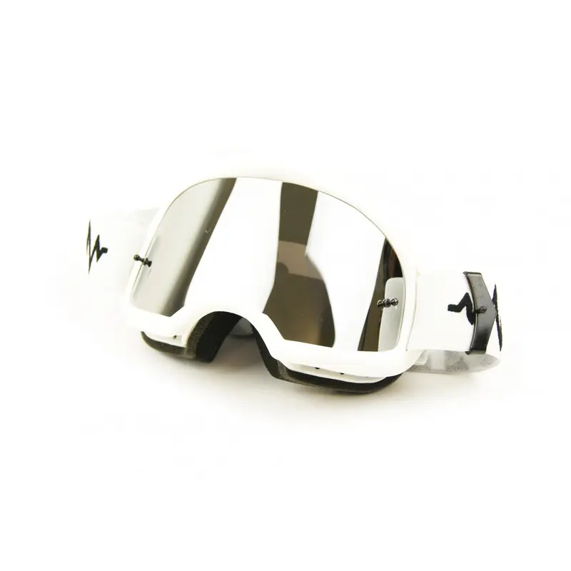 RNR COLOSSUS WHITE MIRRORED LENS, WHITE GOGGLE, GX22M, MIRRORED LENS