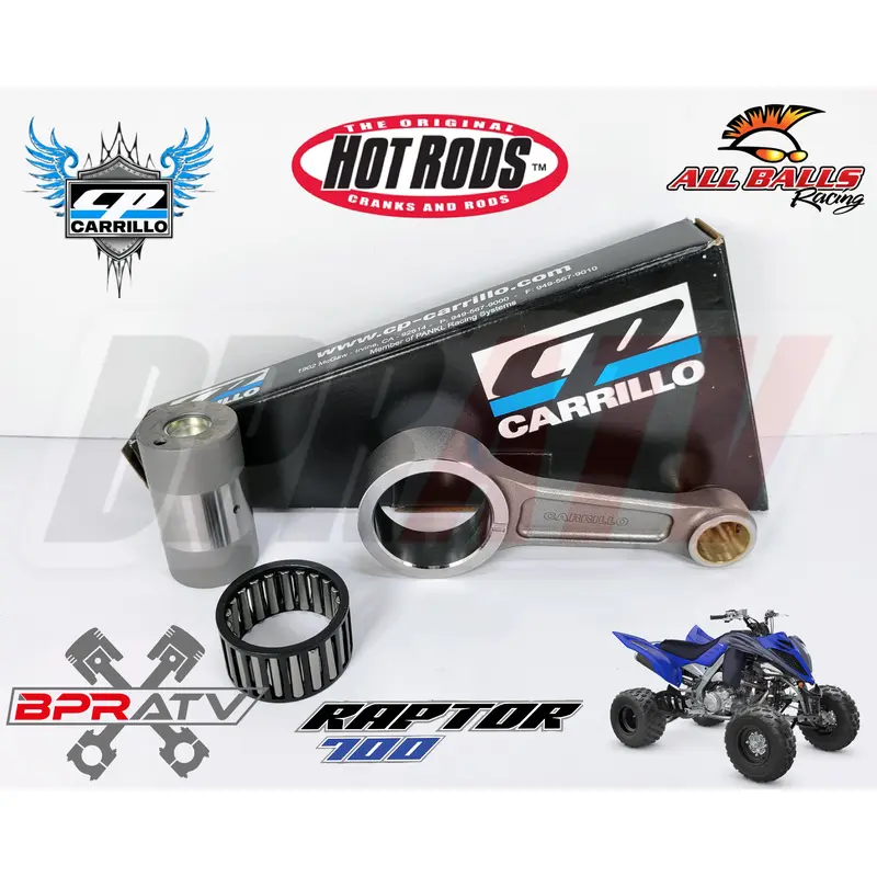 Yamaha Raptor 700 CP Carrillo Heavy Duty STROKER Piston Crank Rod Pin & Bearing