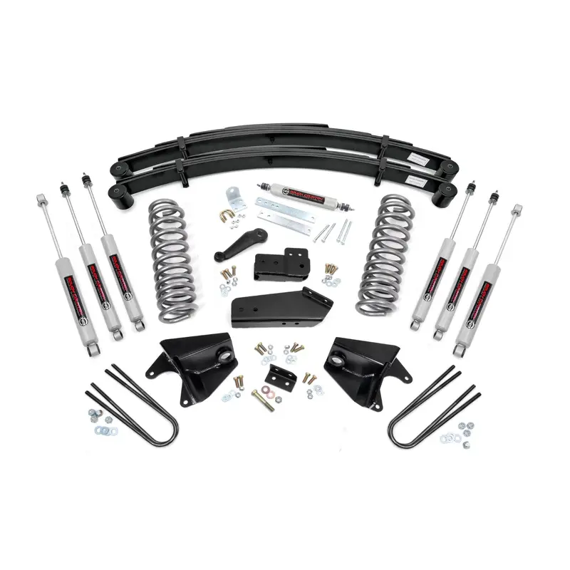 4 Inch Lift Kit | Quad Front Shocks | Rear Springs | Ford F-150 4WD (80-96) | 52033