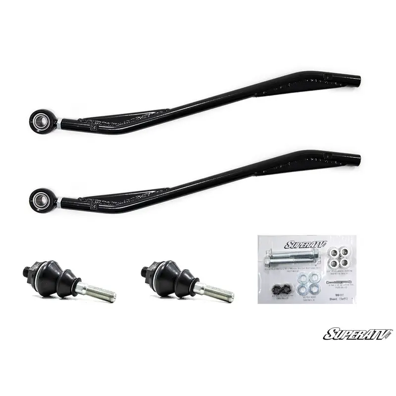 Can-Am Maverick X3 Heavy-Duty Z-Bend Tie Rod Kit - Replacement For SuperATV Lift Kits