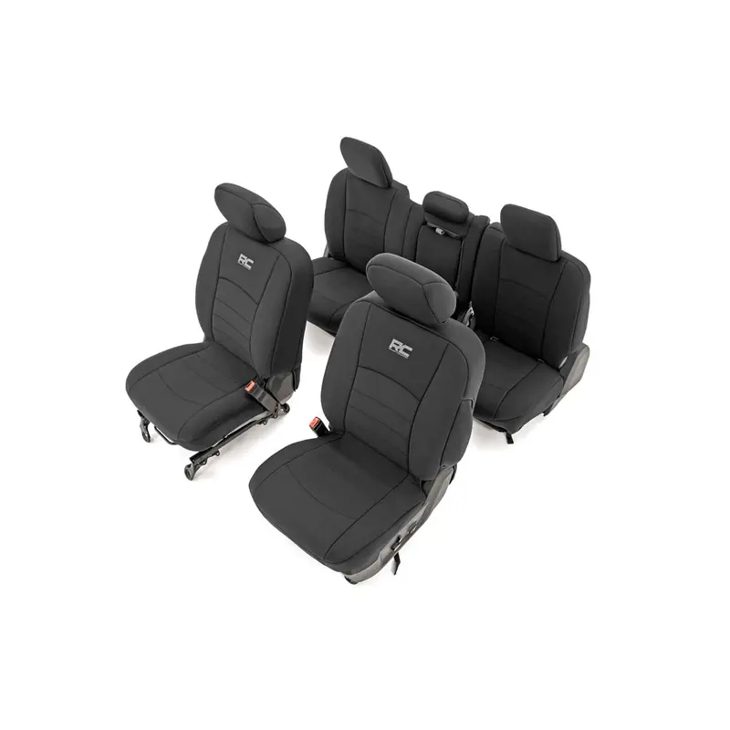 Seat Covers | FR Bucket RR w/Arm Rest | Ram 1500/2500/3500 2WD/4WD (10-18) | 91029