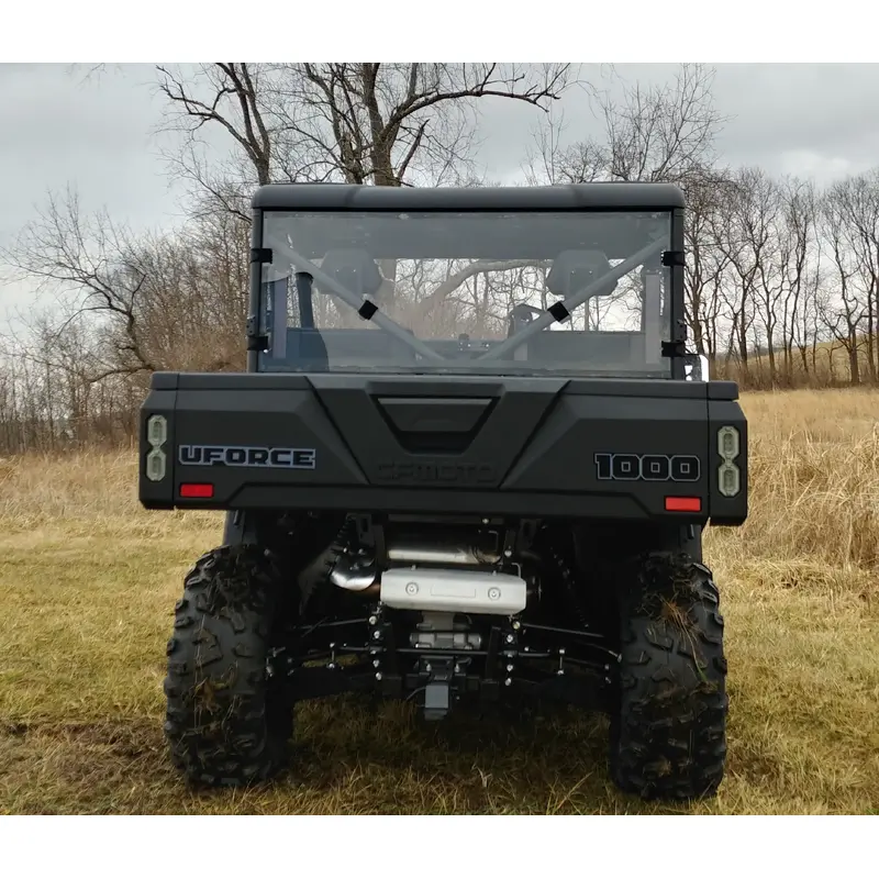 CFMoto UForce 1000 - 1 Pc Lexan Back Panel w/Clamp and Vent Options