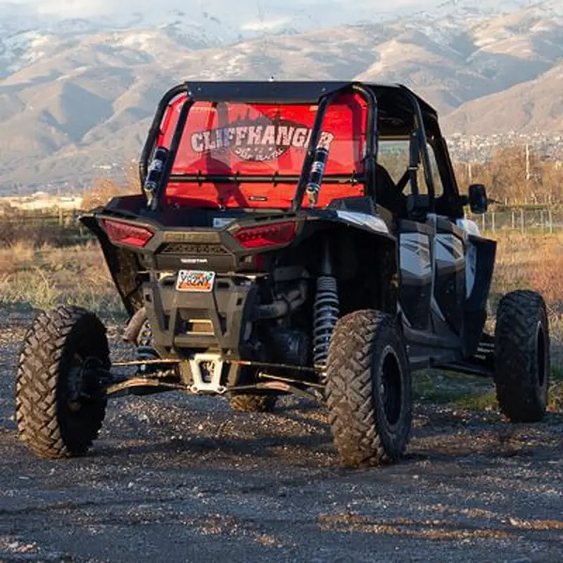 Motoroof Rear Window Split Back  Polaris RZR  2/4 Door  Red