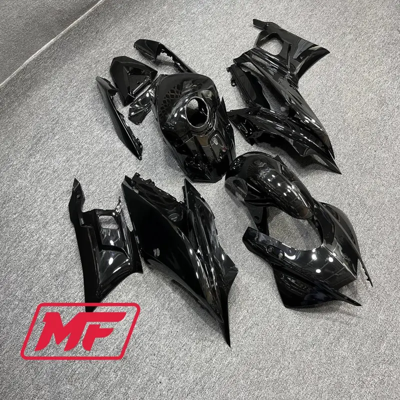Monster Fairings Full Kit Yamaha R3 19-22 Gloss Black + Windshield + Gas Tank Cover