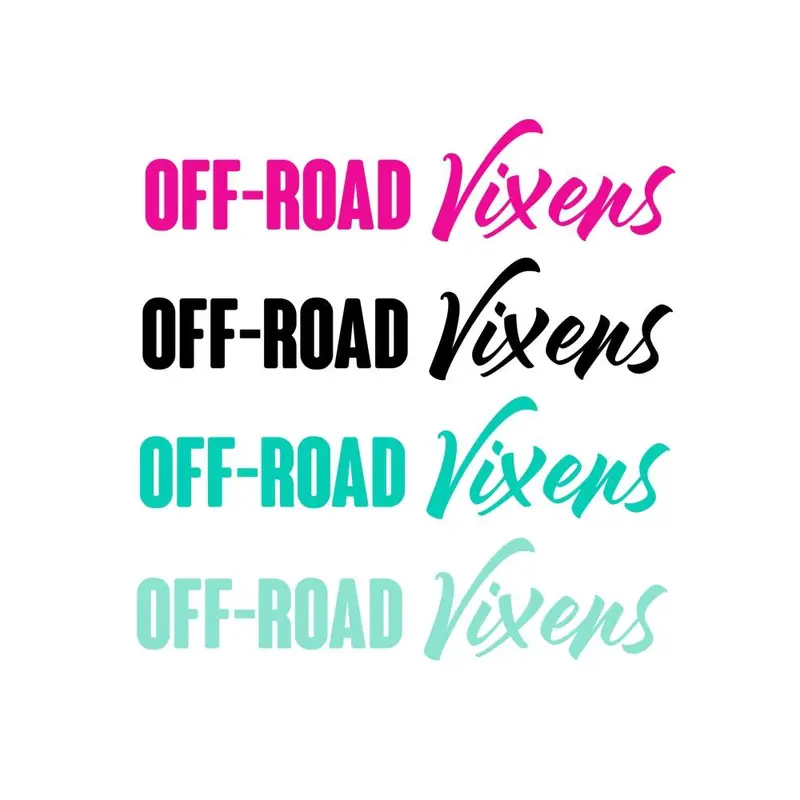 Off-Road Vixens decal