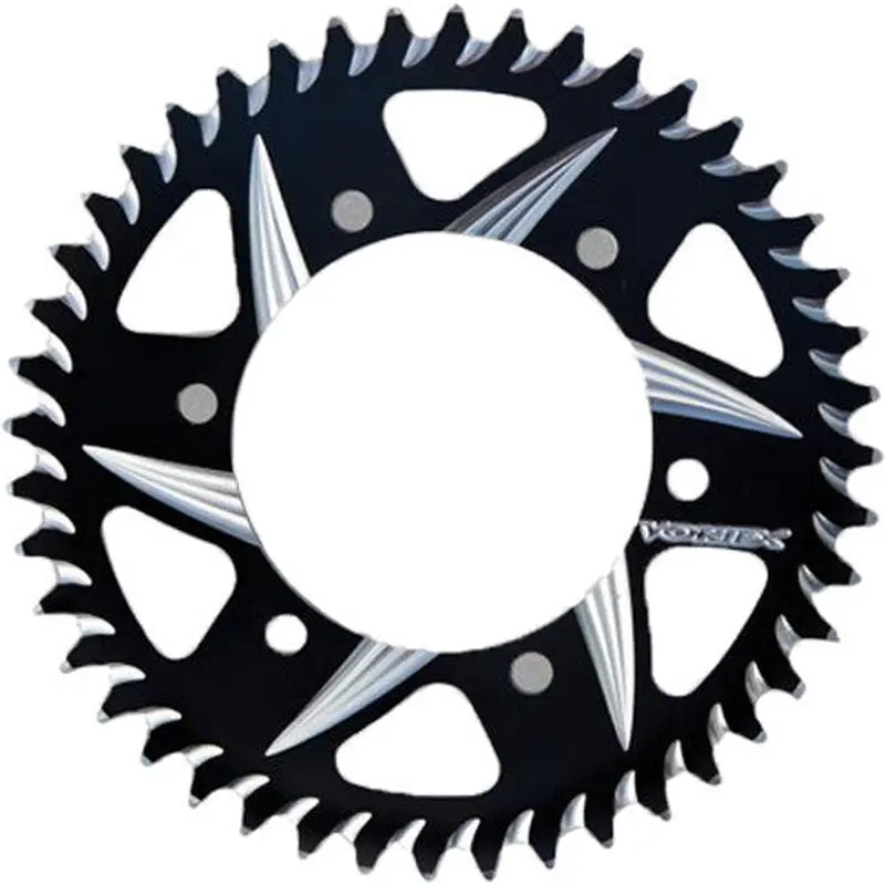 VORTEX CAT5 REAR ALUMINUM SPROCKET BLACK 43T 840ZK-43