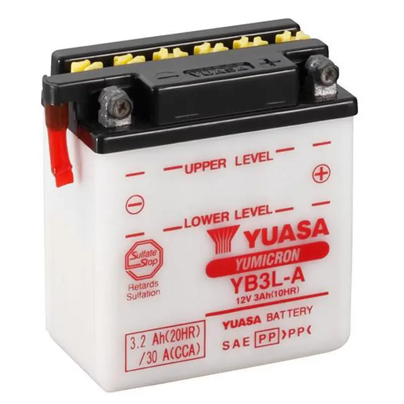 YB3L-A DG Battery with 0.24ltr acid pack Yuasa (YB3LAPK)