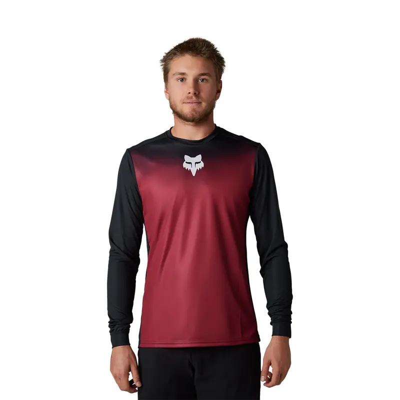 FOX RANGER LS JERSEY KEEL [BORDEAUX]