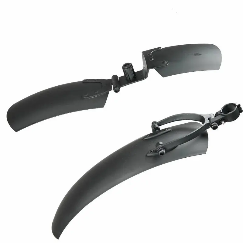 Front and rear fender set, black