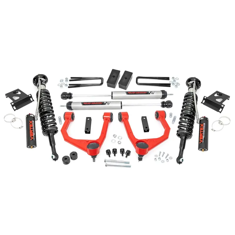 3.5 Inch Lift Kit | Vertex/V2 | Toyota Tundra 4WD (2007-2021) | 76857RED