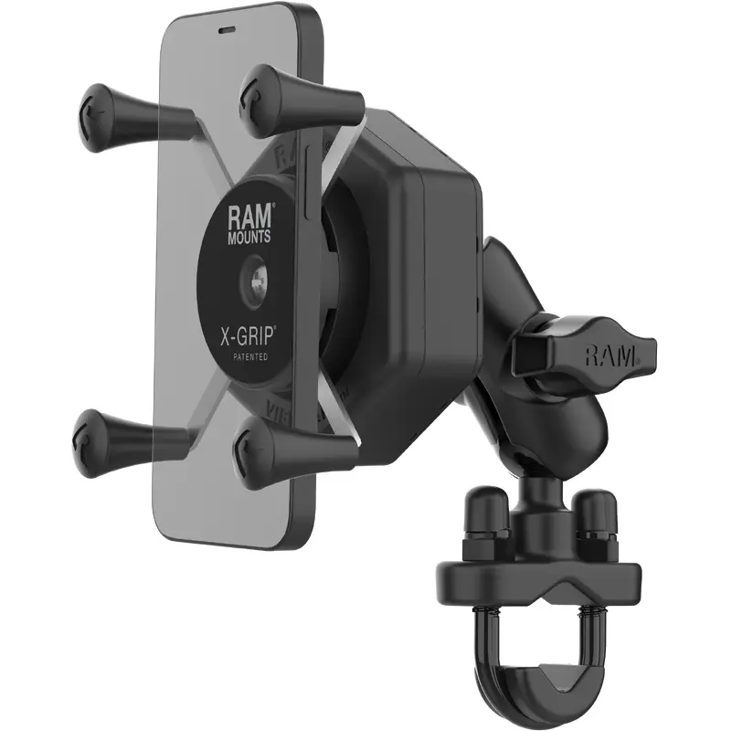 X Grip Vibe Safe Phone Mount With U Bolt Base Short