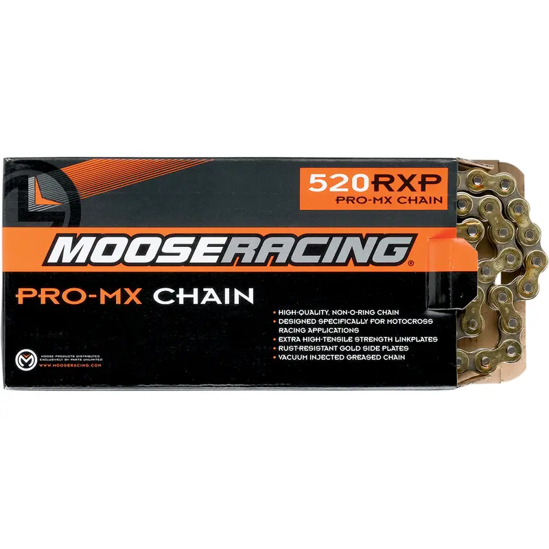 MOOSE RACING 520 RXP - Pro-MX Chain - Gold - 116 Links M574-00-116