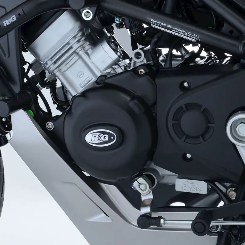 R&G Racing Black Engine Case Cover LHS For 2018-2020 Honda CB125R ECC0264BK