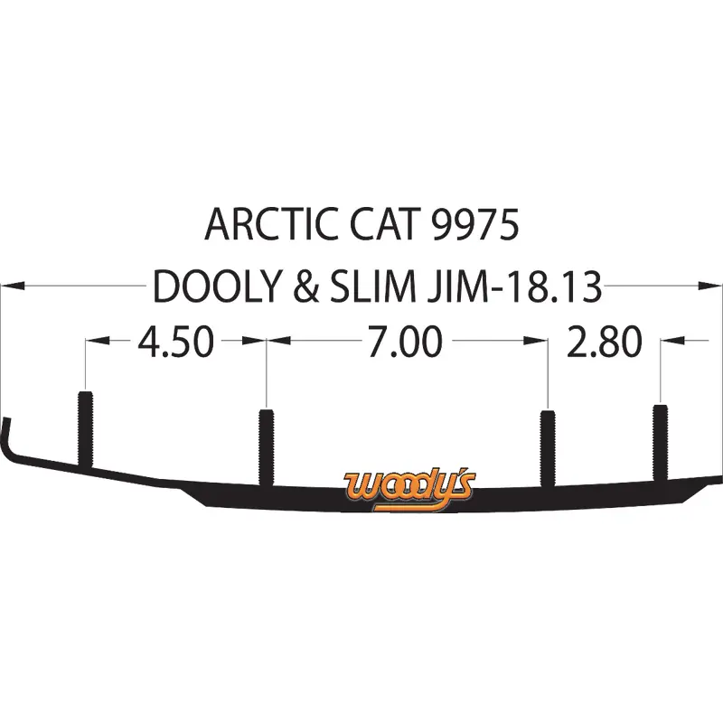 WOODY'S Dooly* Runners - 6" - 60? DA6-9975