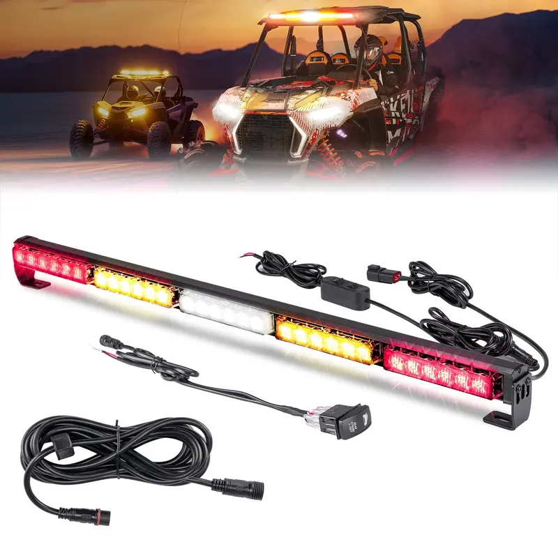 30 inch UTV Chase Light Bar for Can-Am | Polaris | CFmoto | Kawasaki