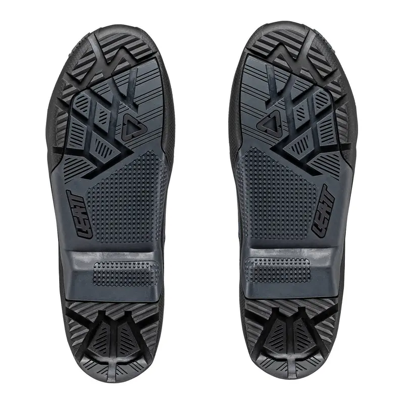 LEATT BOOT OUTER SOLE 4.5/5.5 ENDURO US7 PAIR BLACK/GREY #LE3021200480