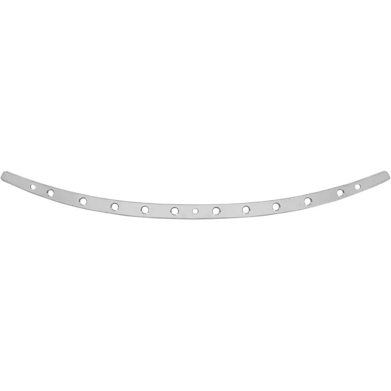 MEMPHIS SHADES Windshield Trim - Polished - Holes - '96-'13 FLH MEM0947