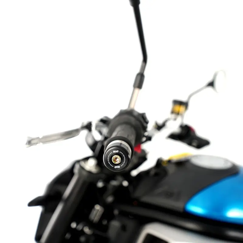 R&G Racing Black Bar End Sliders For 2022-2024 CF-Moto 300NK