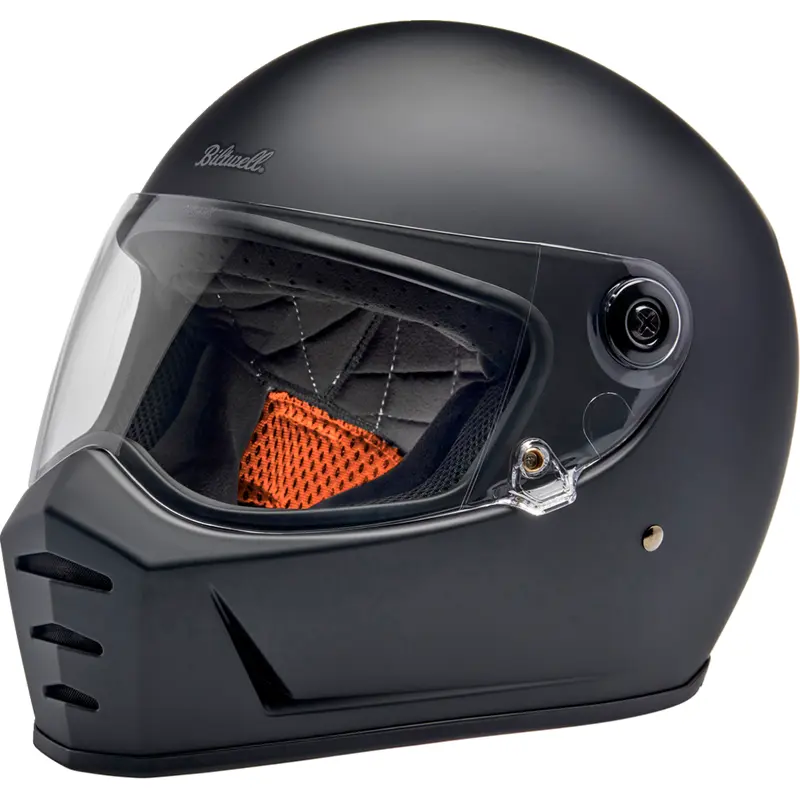 BILTWELL Lane Splitter Helmet - Flat Black - XL 1004-201-505