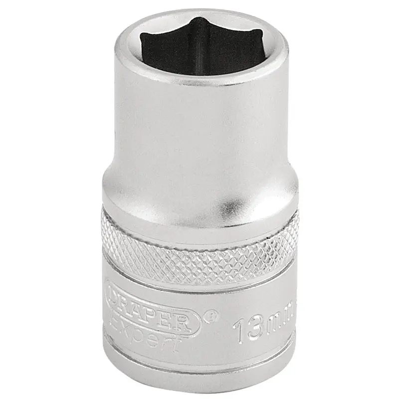 Draper 6 Point Metric Socket, 1/2" Sq. Dr., 13mm - H-MM/MS