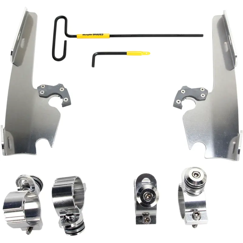 MEMPHIS SHADES Fats/Slim Mounting Kit - Polished - XL12C MEK2005