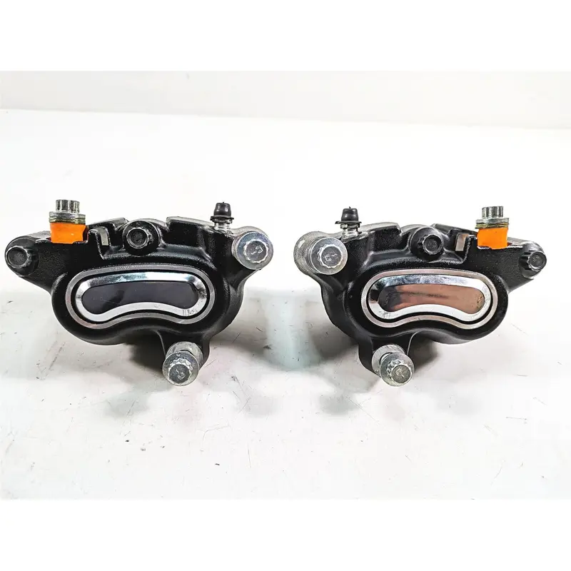 2009 Harley Dyna FXDFSE CVO Fat Bob Front Brake Caliper Set 44046-08 44047-08