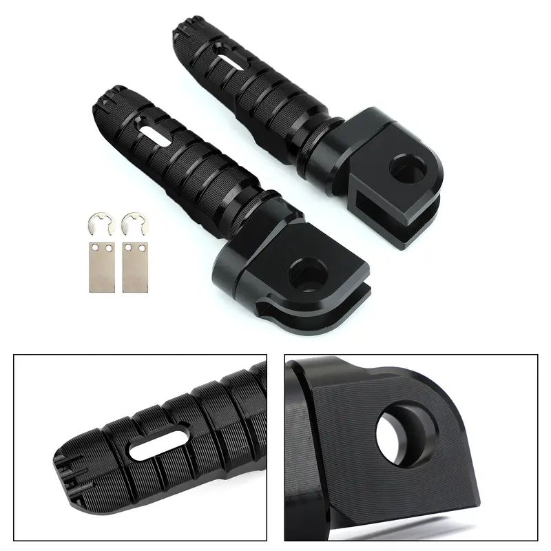12-19 KAWASAKI Versys 1000 ABS Front Footrests Foot Peg Black