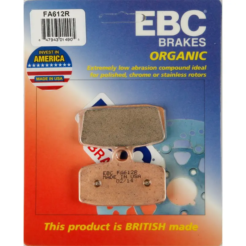EBC 1 Pair HH Sintered Superbike Brake Pads MPN FA612R