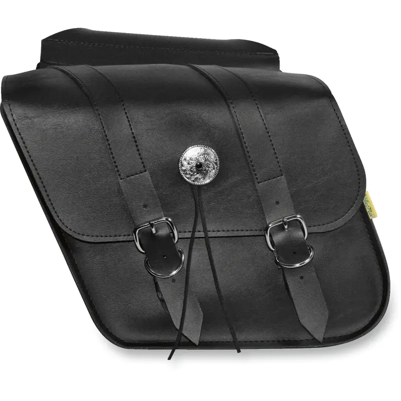 WILLIE & MAX LUGGAGE Slant Compact Saddlebag - Black 58707-00