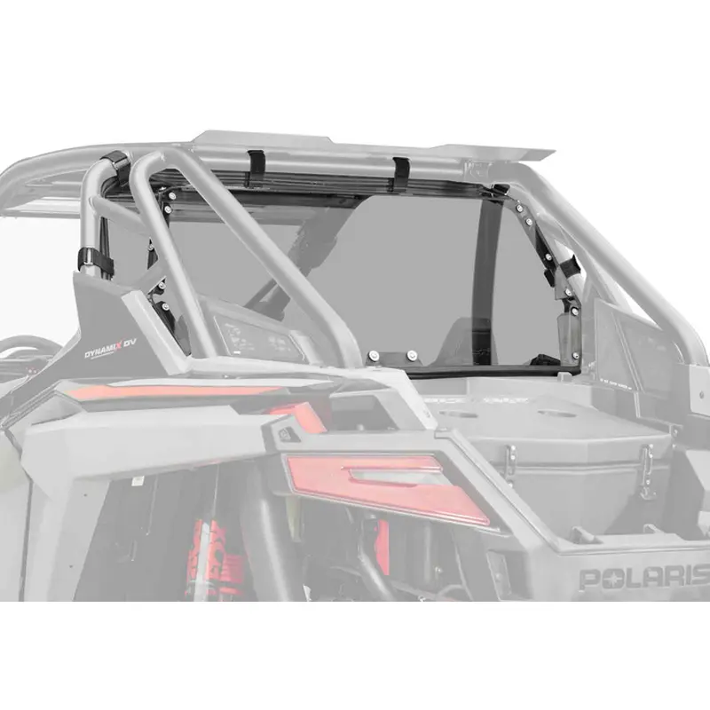 REAR WINDSCREEN POLYCARBONATE POLARIS RZR TURBO R UTV, WINDSHIELD