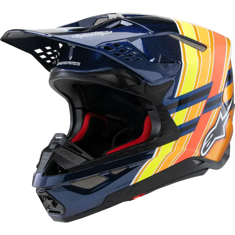 S M10 Tld Edition 25 Helmet Drk Blu/Org/Ylw Fluo/Red Lg