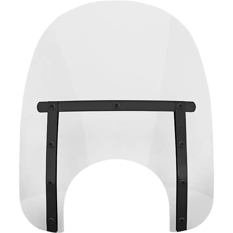 MEMPHIS SHADES Memphis Slim Windshield - 15" - 9" Headlight Cutout - Clear MEB4120