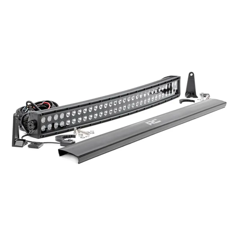 30 Inch Black Series LED Light Bar | Curved | Dual Row | 72930BL