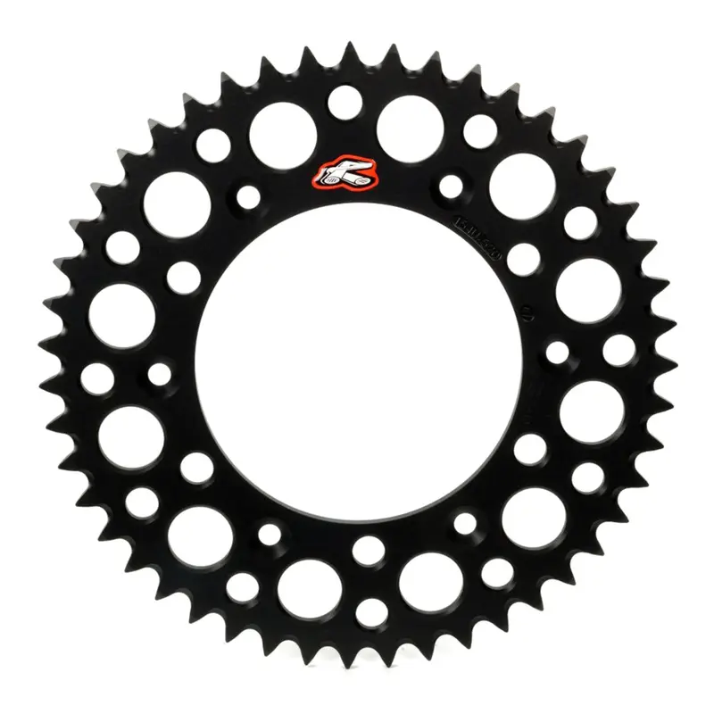 Renthal Sprocket Rear Black 54T Alloy 7075 T6 Grooved