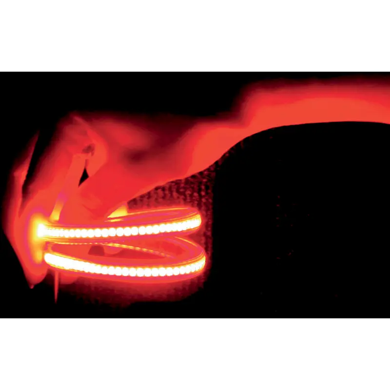 Custom Dynamics TruFLEX LED Strip - 3.4" - Red/Red TF20RR