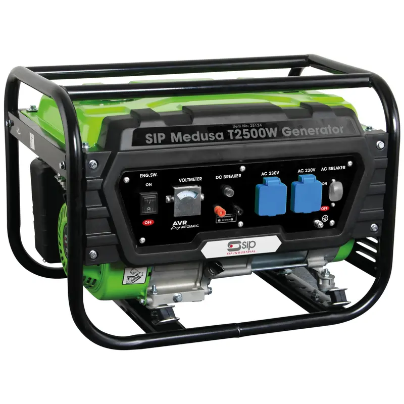 SIP MEDUSA T2500W Petrol Generator  2200w Peak Output & AVR | SIP-25124