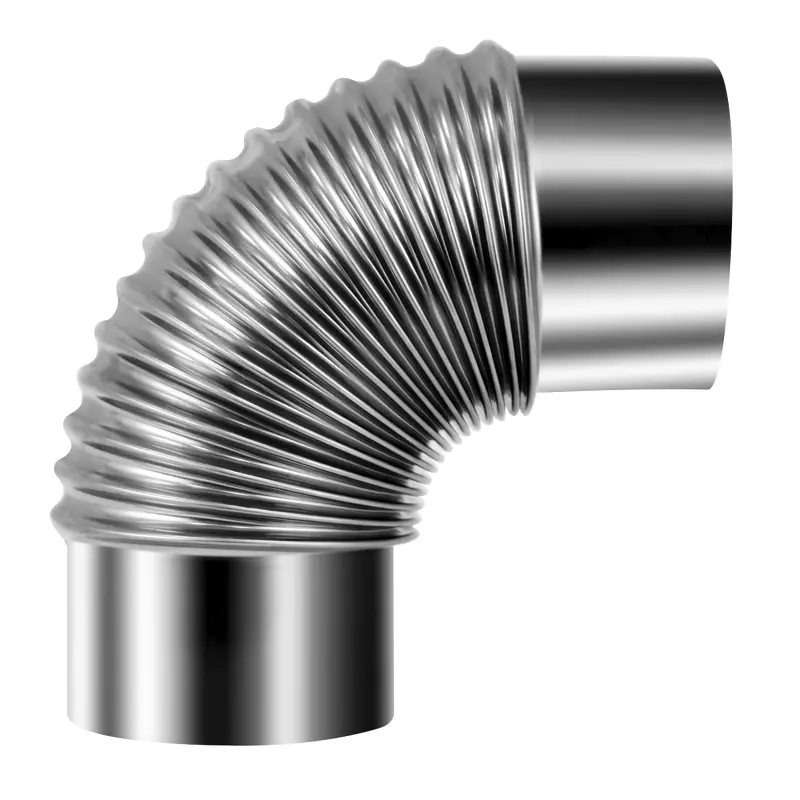 Stainless Steel Exhaust/Flue 90 Bend for IR13/IR16 100mm - IREX3