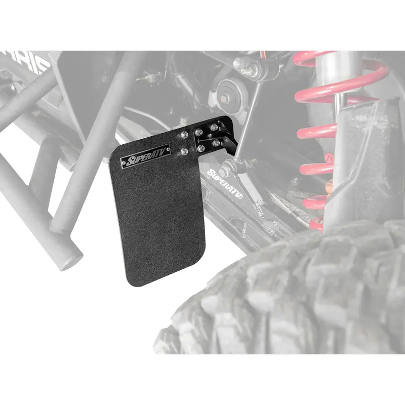 SuperATV Rear Trailing Arm Guards / Mud Flaps for Polaris RZR XP 1000 (2014-23)