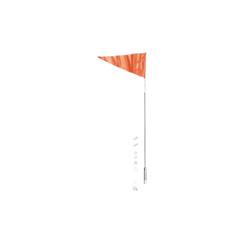 SAFETY FLAG W/ TELESCOPING POLE