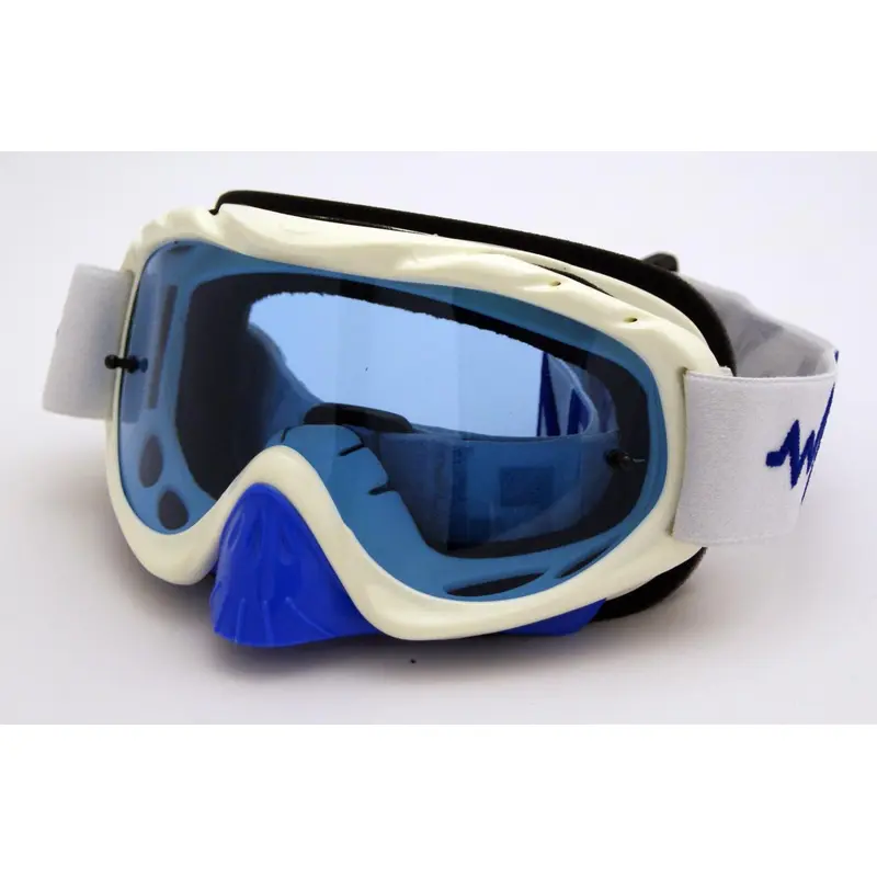 RNR HYBRID WHITE/BLUE TEAR OFF, WHITE/BLUE LIMITED EDITION GOGGLE, GH224TO, TEAR OFF
