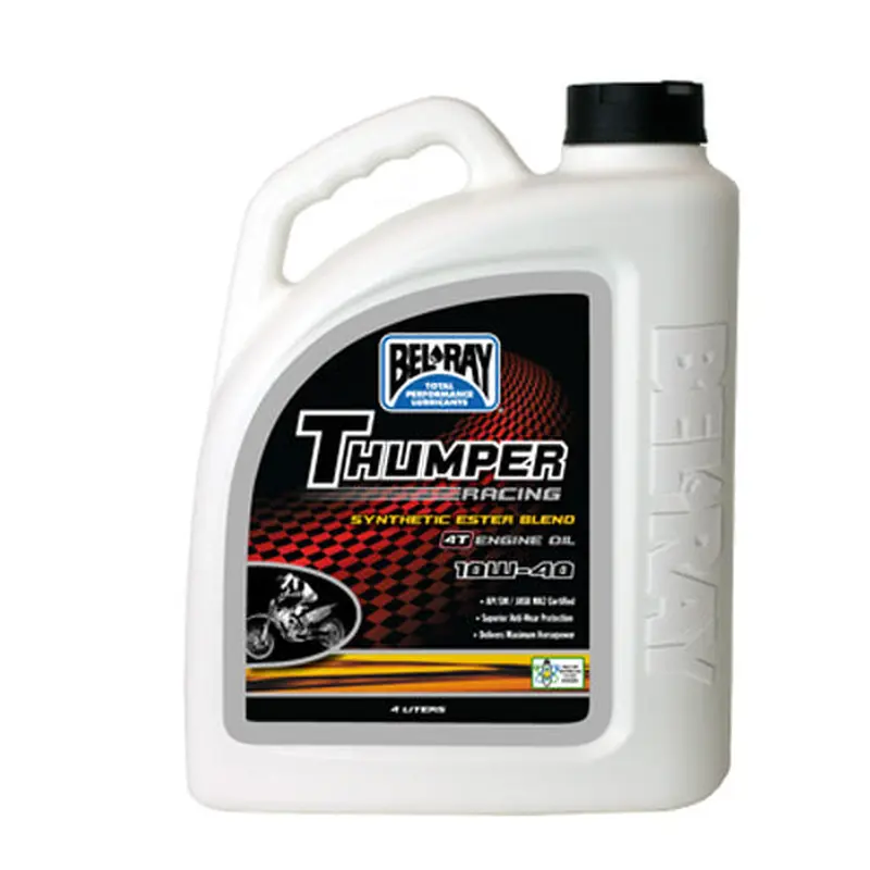 BEL-RAY Thumper Synthetic Ester Blend 4T Engine Oil 10W-40 - 4L (Part Number: 99520-B4LW)