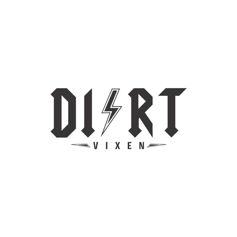 Dirt Vixen Decal 3" x 7"