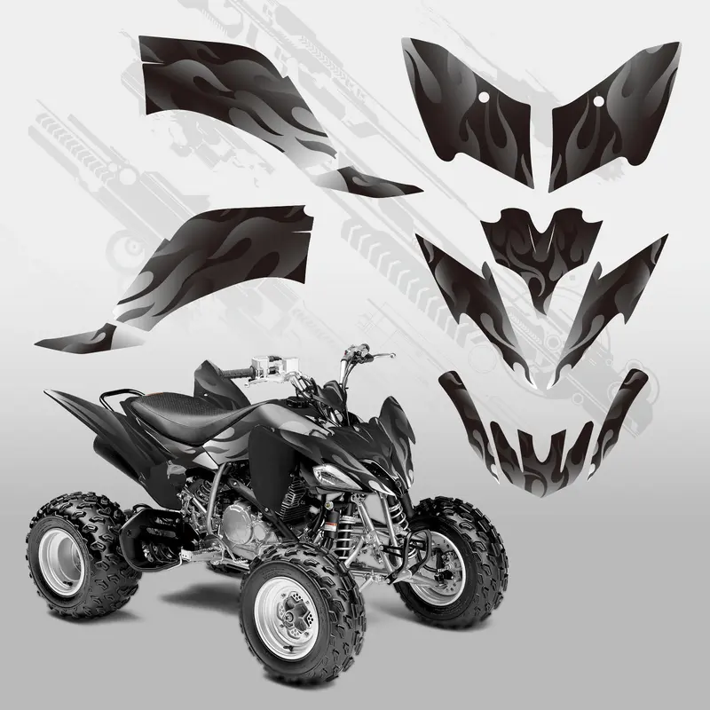 ATV Full Graphics Decals Stickers Set For YAMAHA Raptor 250 2008-Present