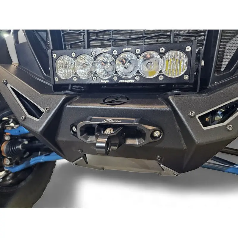 Elektric Offroad Anodized Black Winch Fairlead And Hook For Standard UTV Bumpers